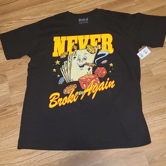 New NEVER BROKE AGAIN TEE SIZE XXL AND XXXL - Picture 2 of 4